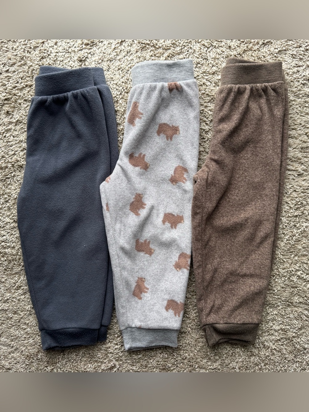 Simple Joys by Carter’s 24M Fleece Pants Bundle (3 Pairs) Neutral